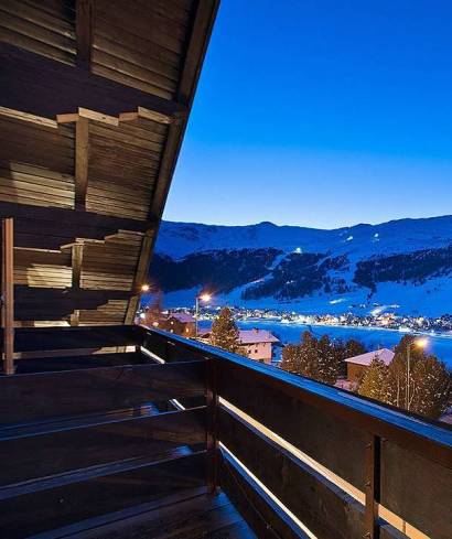 Panorama su Livigno dall'hotel Margherita